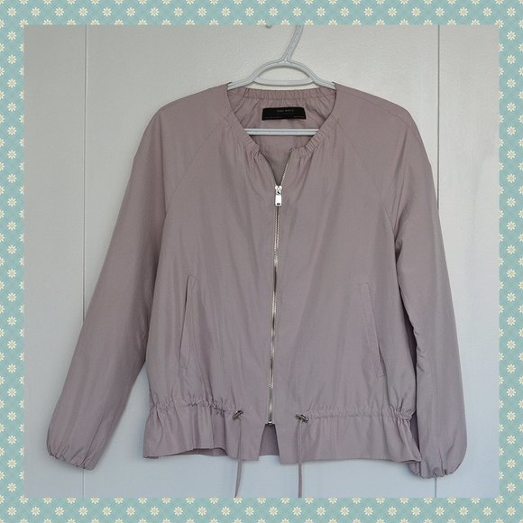 Zara Blush Pink Bomber Jacket - Picture 6 of 6